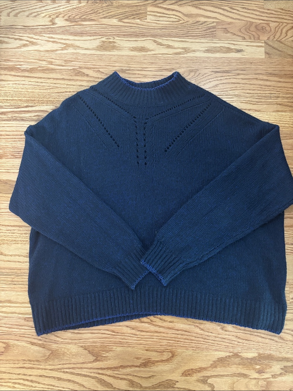 Banana Republic Navy Knit Crew Sweater - Classic Pullover